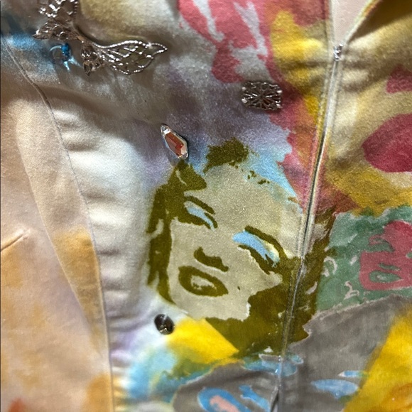 Colorful Hand-Painted Jacket - Picture 2 of 12